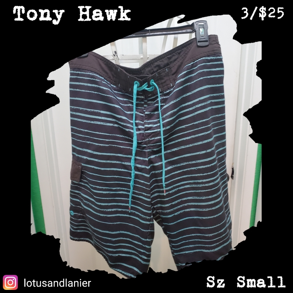 Tony Hawk Boy's Striped Shorts Sz Small 3/$25